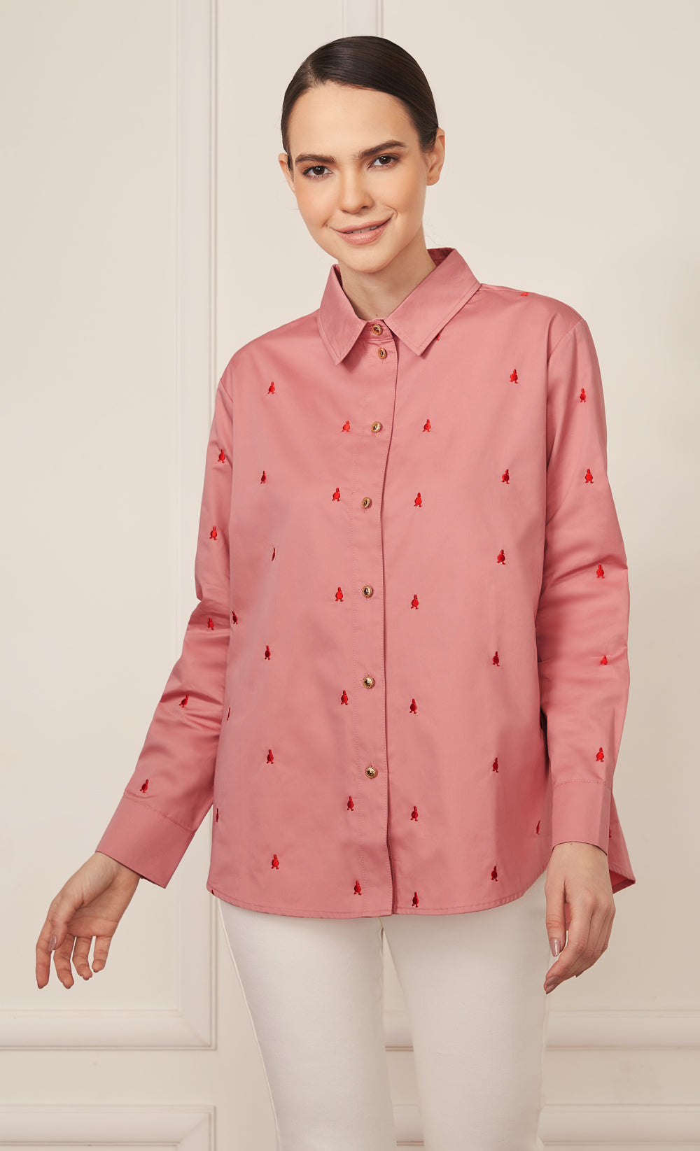 dUCk Polka Shirt in Pink