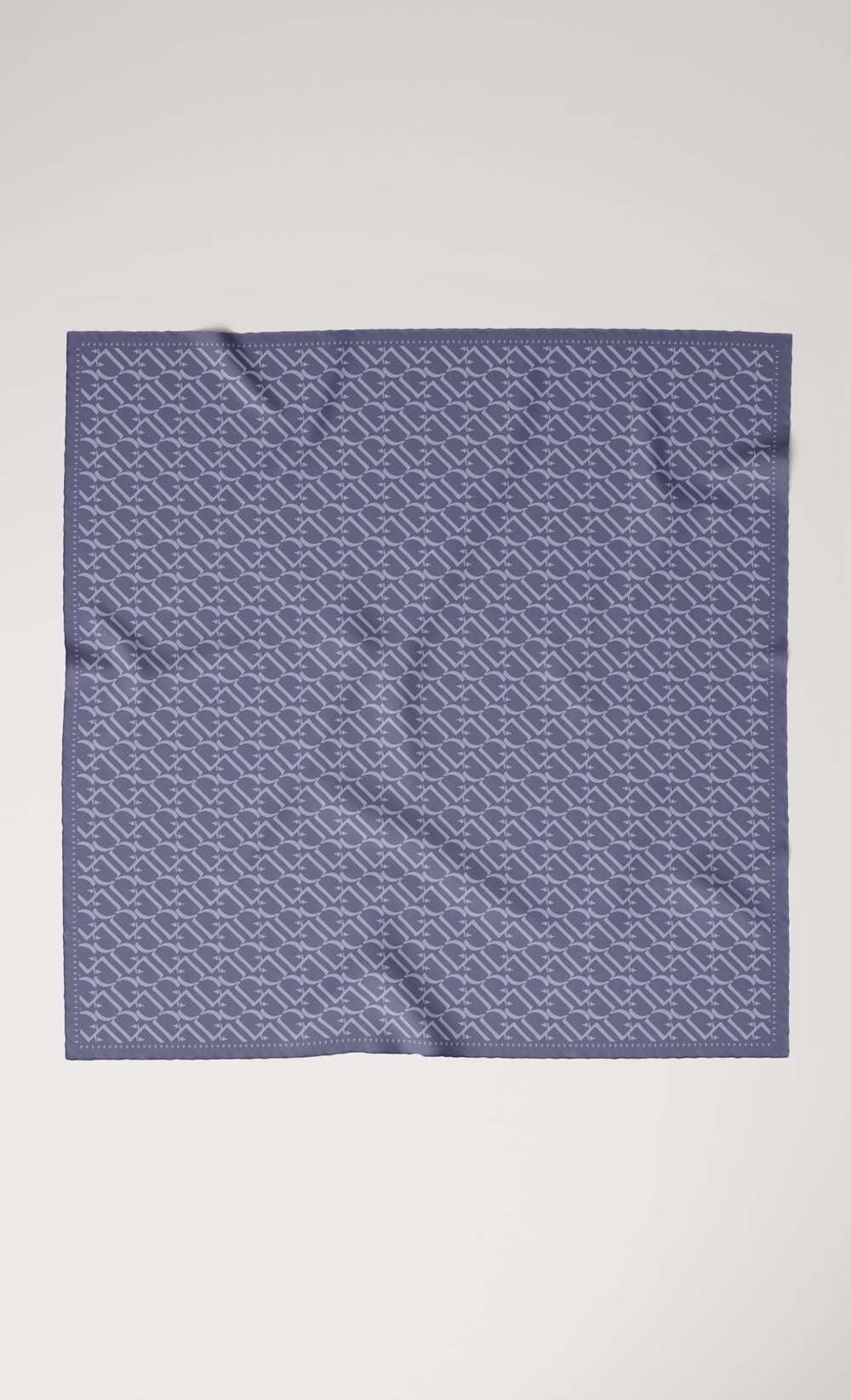 D Monogram dUCk Square Scarf in Blueberry Cereal