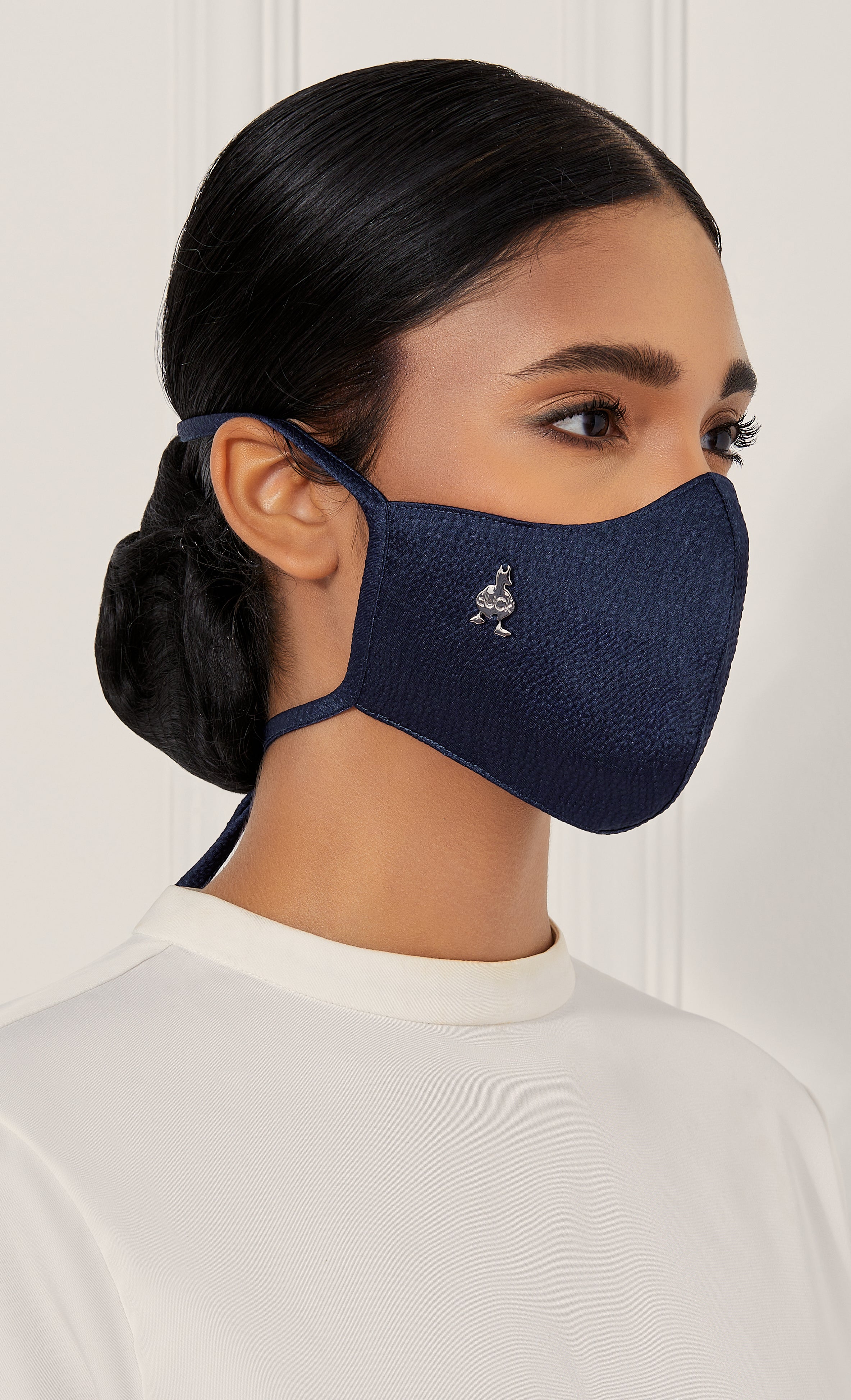 Woven Face Mask (Tie-back) in Island Punch
