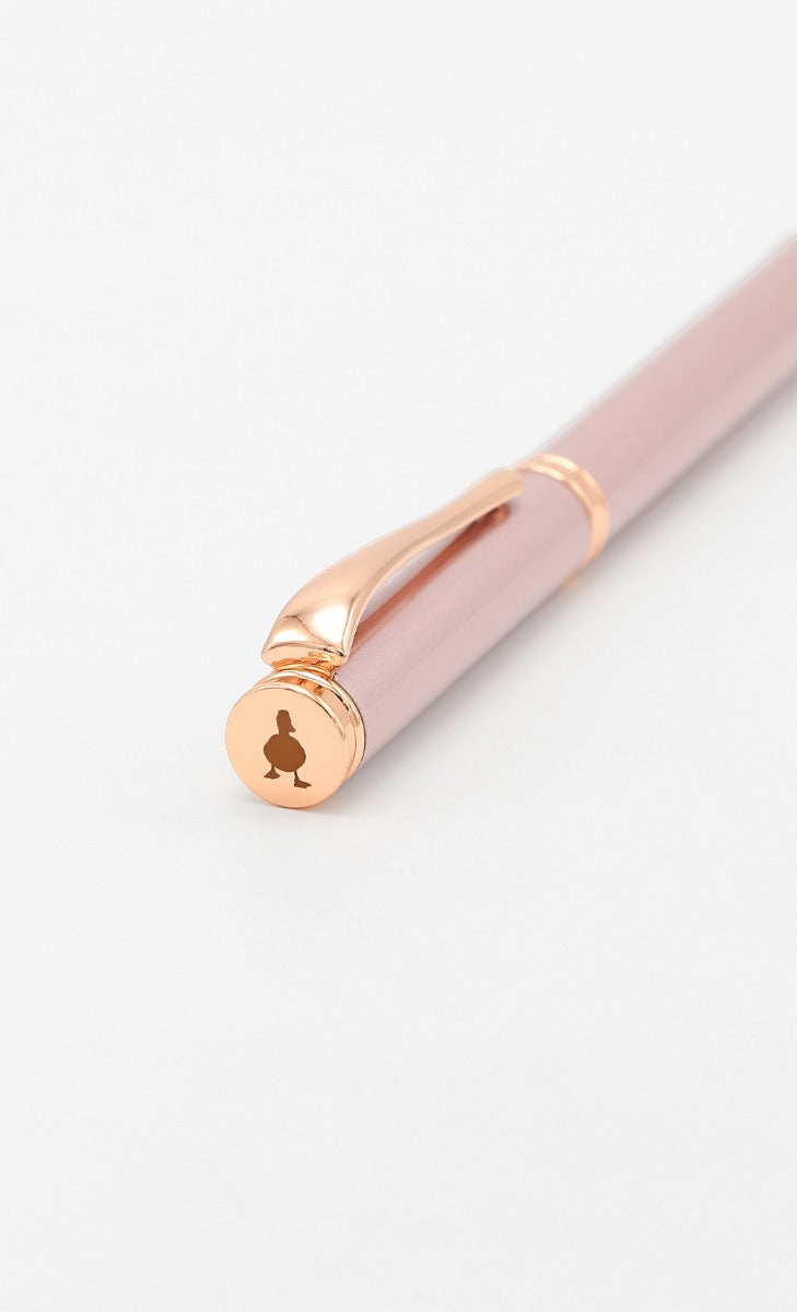 The Mighty dUCk Pen in Pink and Rose Gold