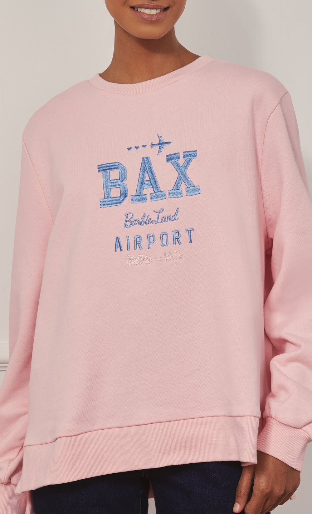 Barbie™ The Movie x dUCk BAX Airport Jumper