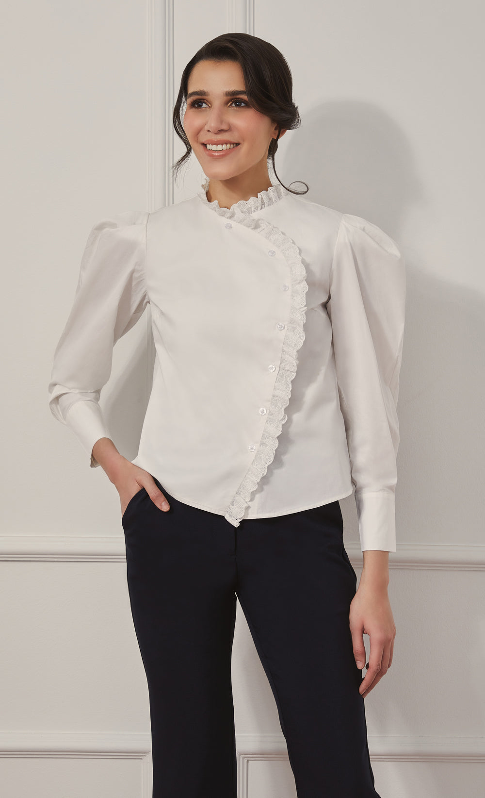 Camille Shirt in White