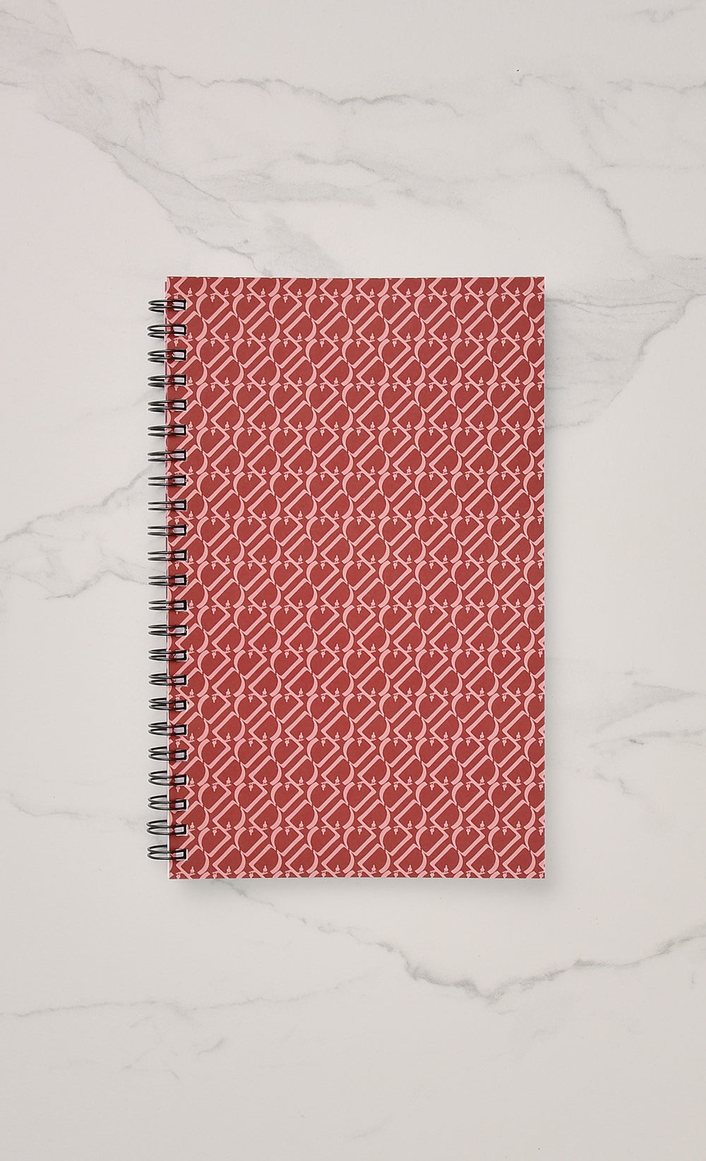 D Monogram Notebook in French Raspberry