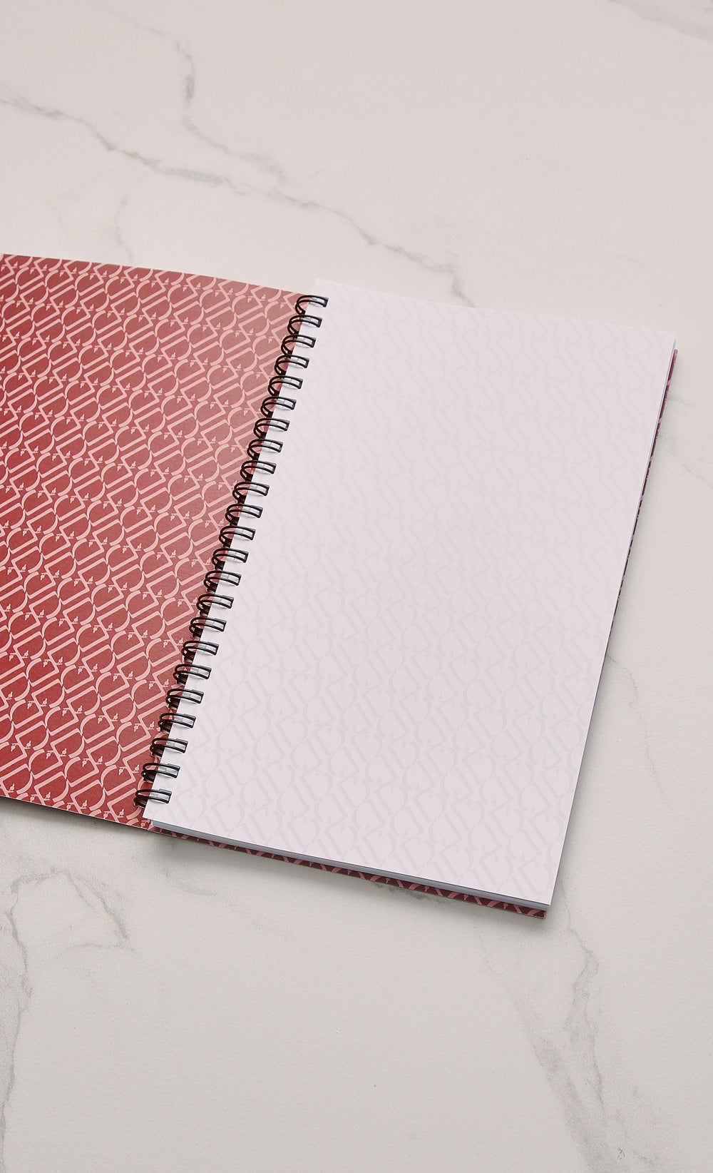 D Monogram Notebook in French Raspberry