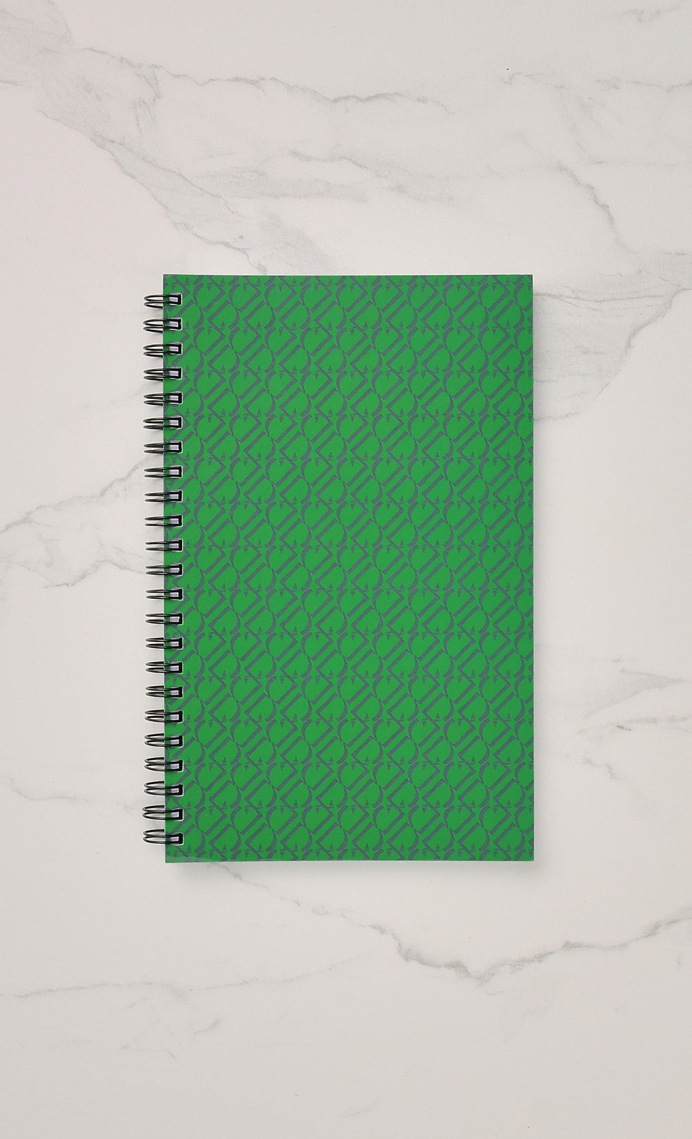 D Monogram Notebook in Green Pea