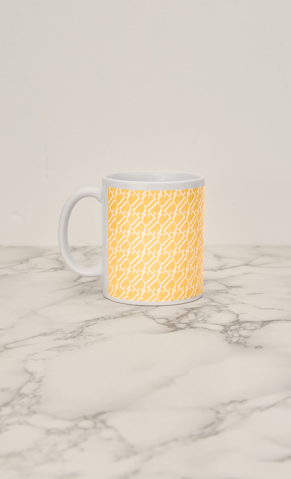 D Monogram Mug in Lemon Zest