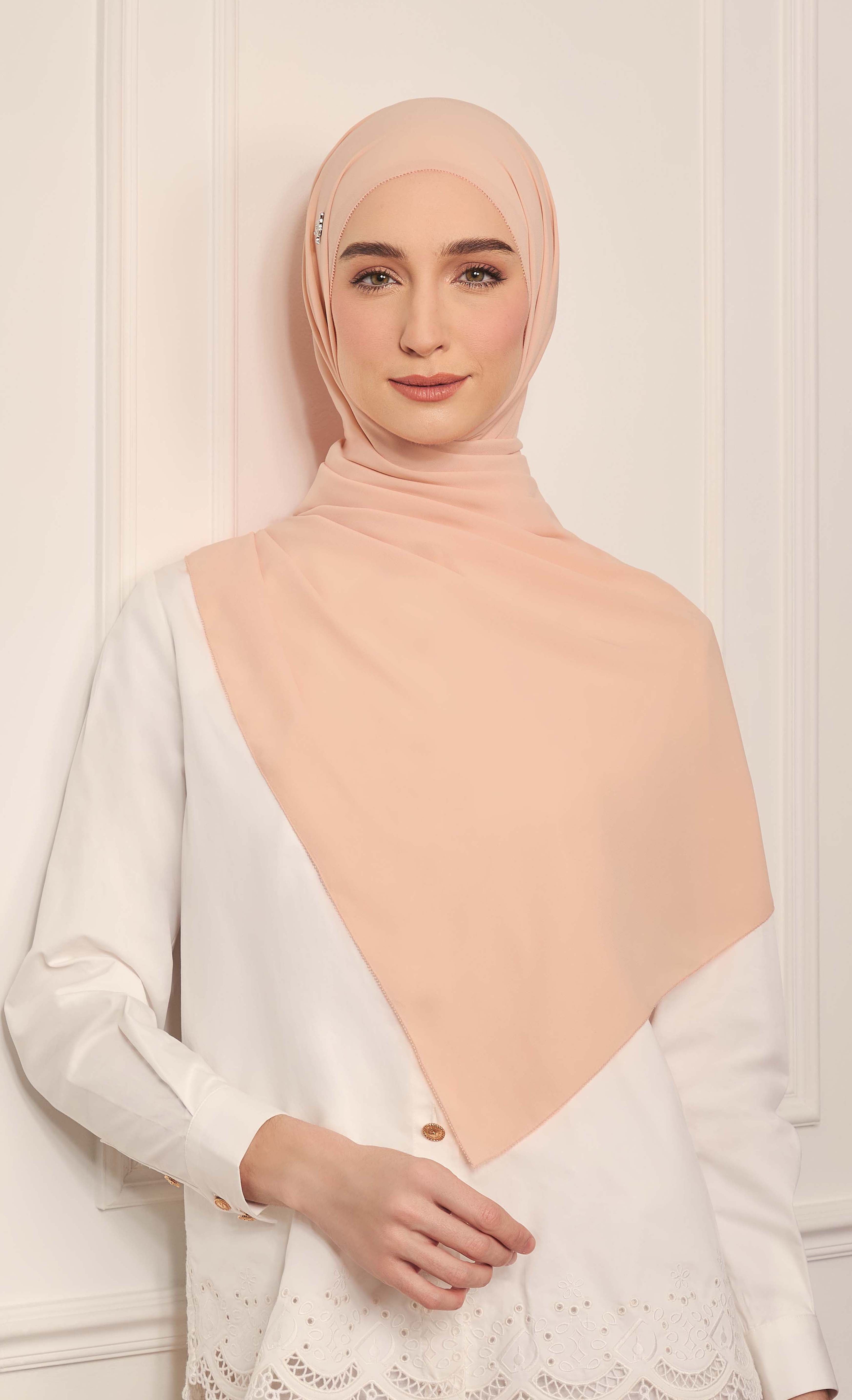 Instant Frappe Scarf in Peach Me