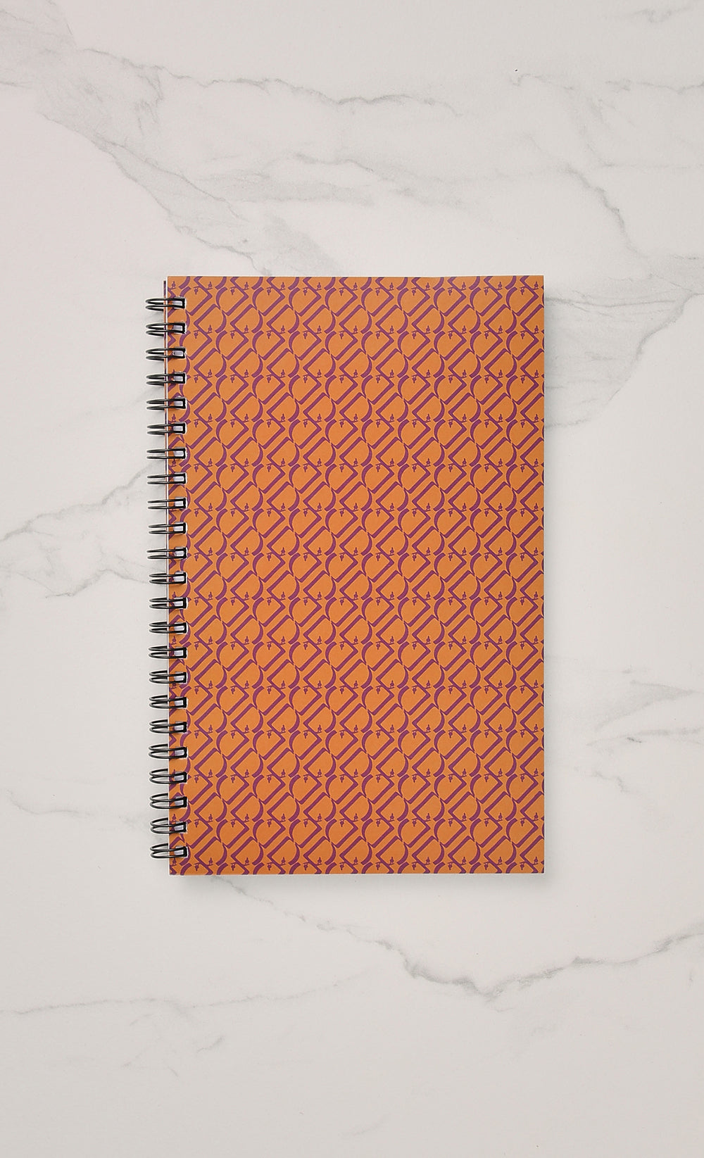 D Monogram Notebook in Pumpkin Pie