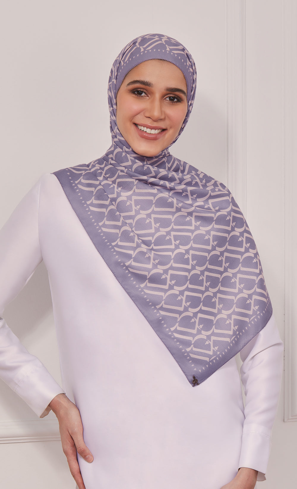 D Monogram dUCk Voile Shawl in Cotton Candy