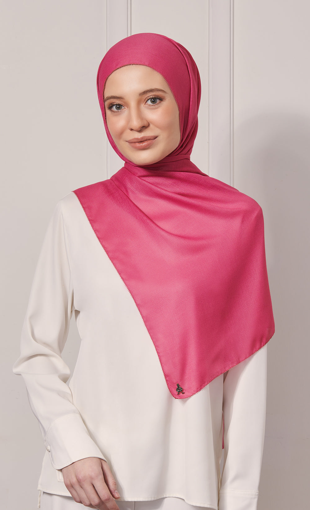 Voile Shawl in Heart On