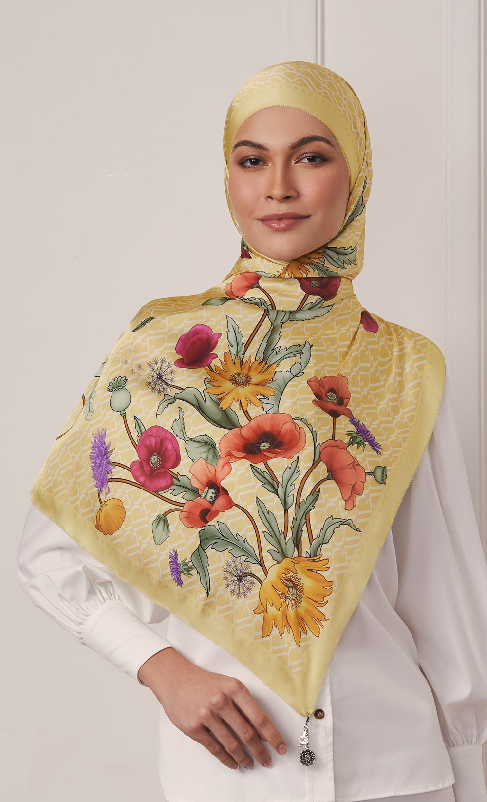 The Blooming dUCk - Dandelion Shawl in Peace