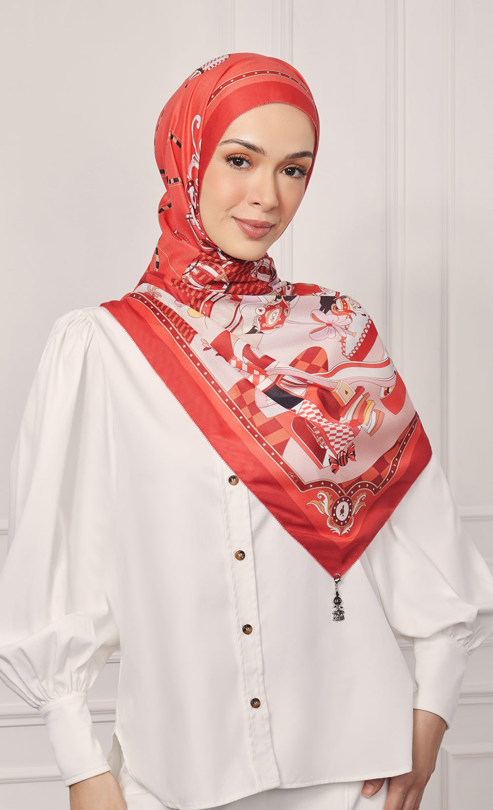 The Carnival dUCk Voile Shawl in Arcade