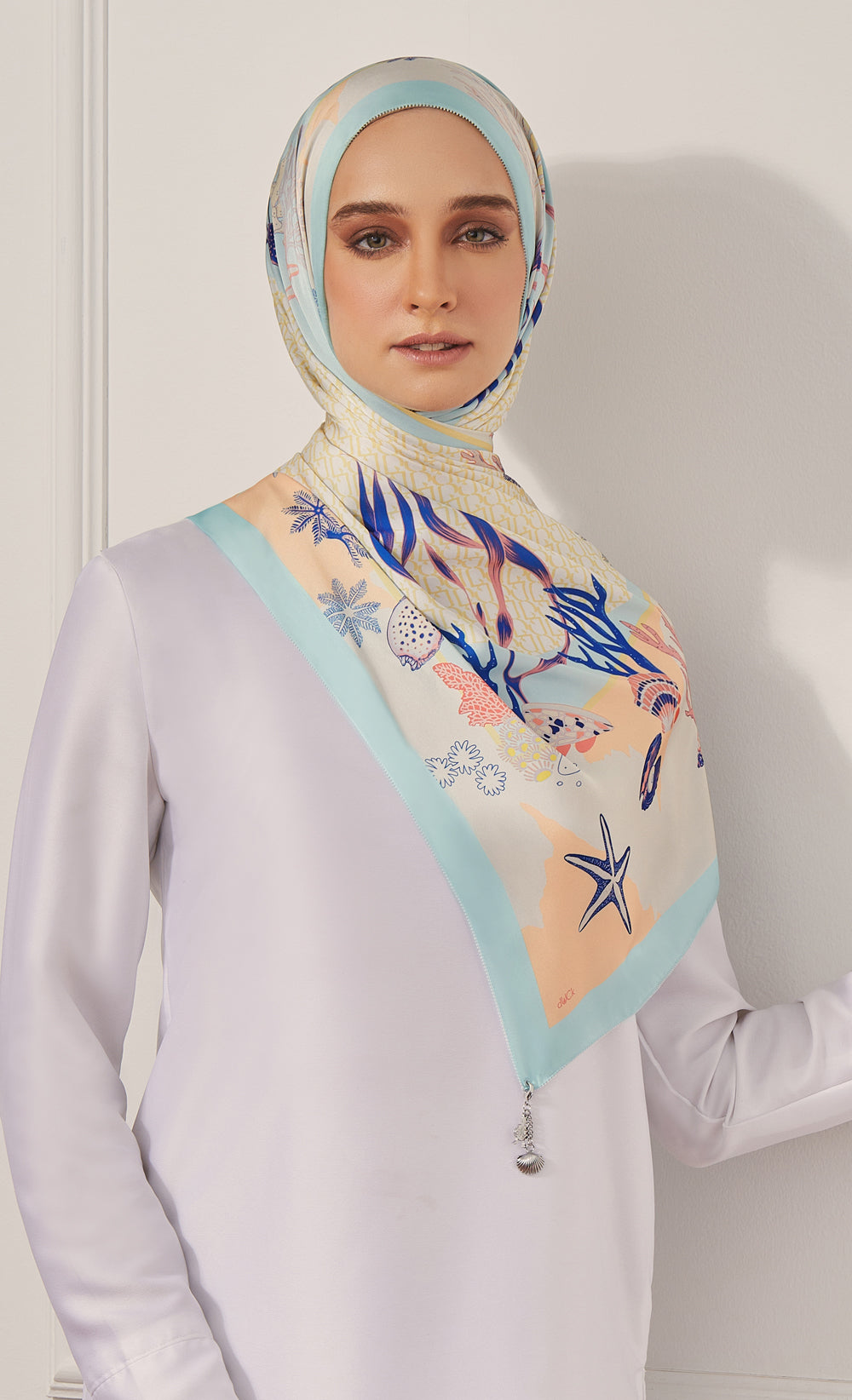 The Marine dUCk Shawl in Sea Whip