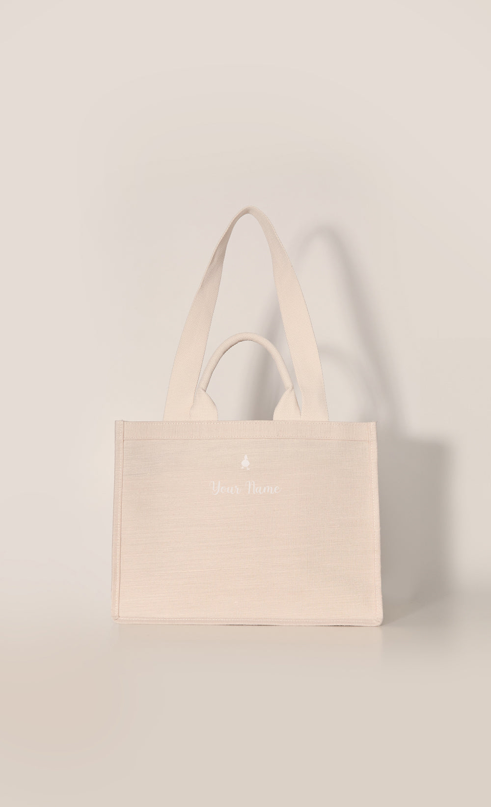 The dUCk Mini Shopping Bag 2.0 in Light Beige