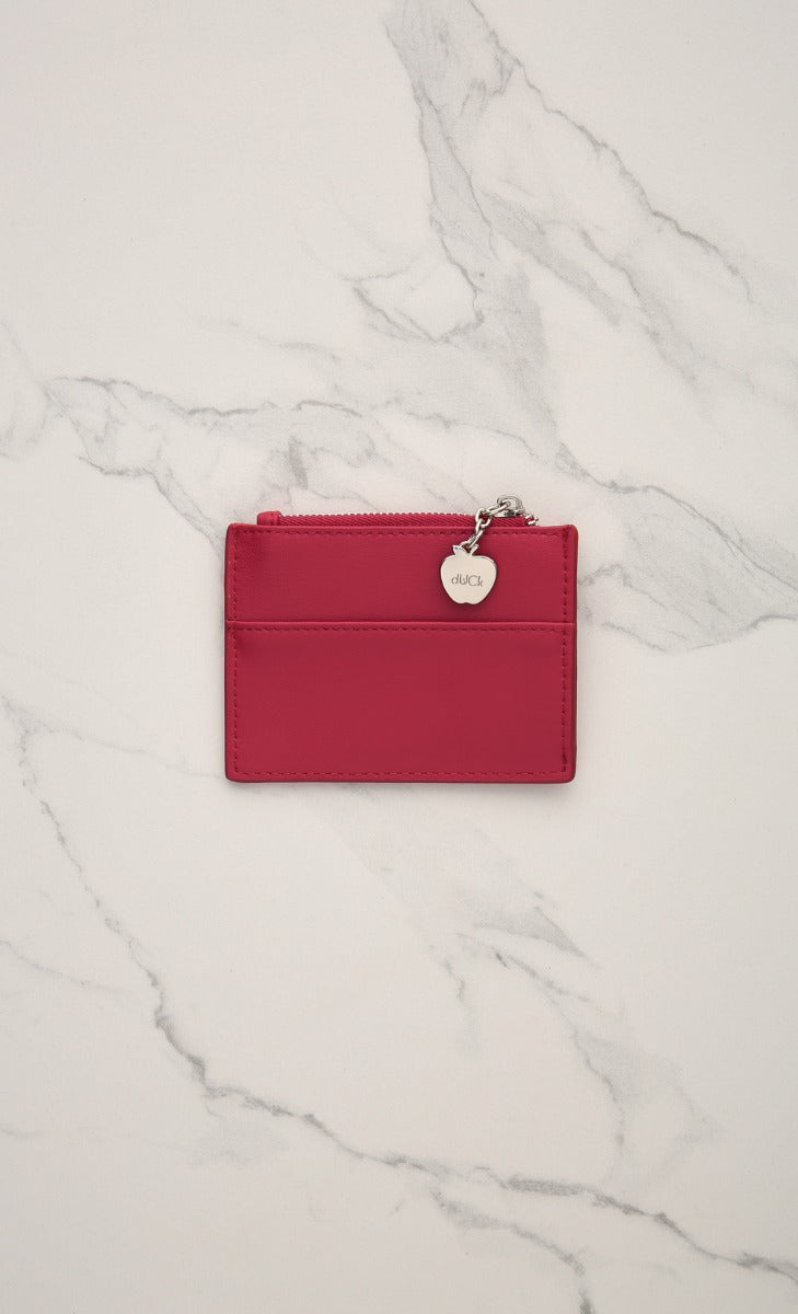 D Moon Card Holder in Red Apple