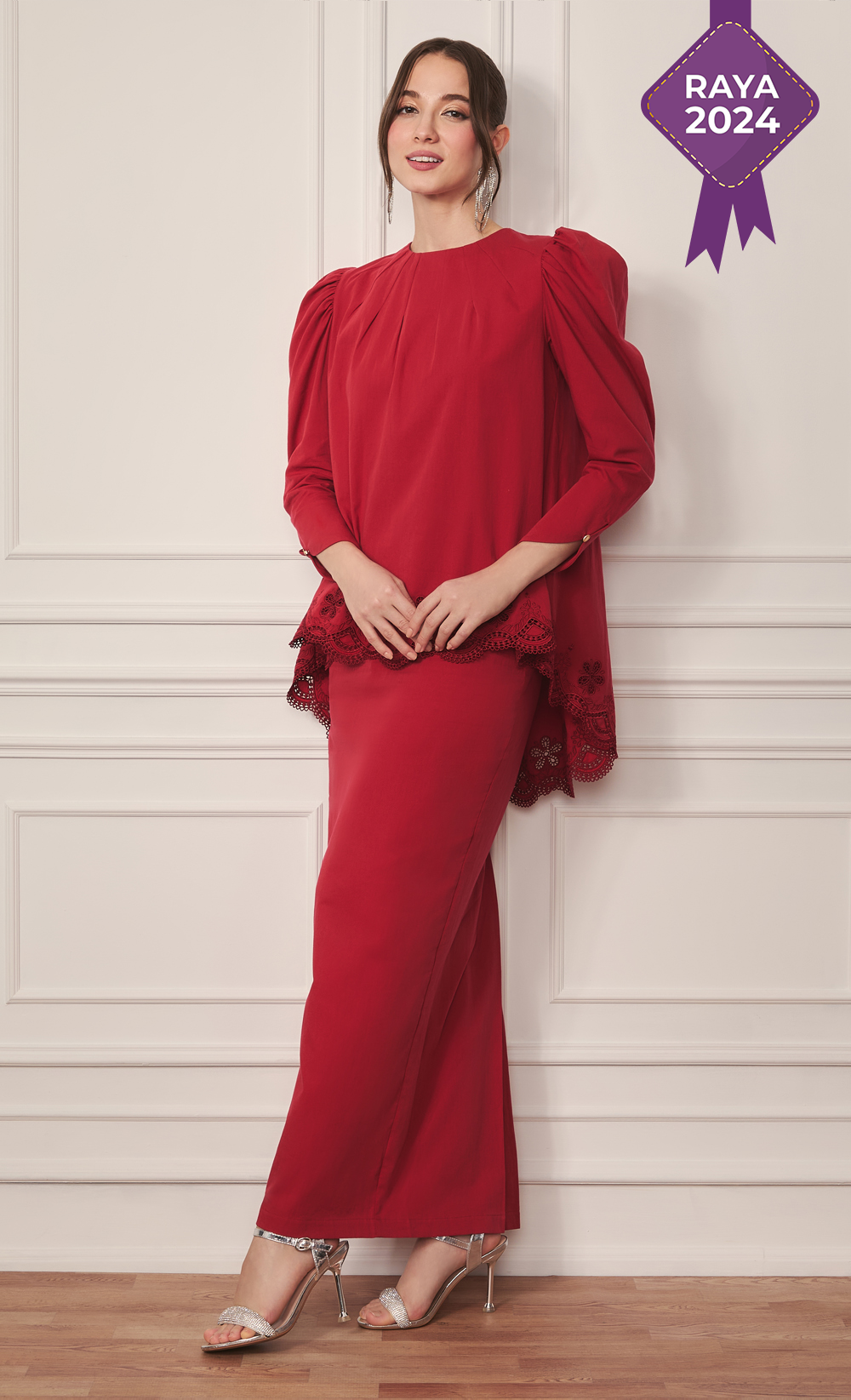 The Nisa dUCk - Hawa Set in Red