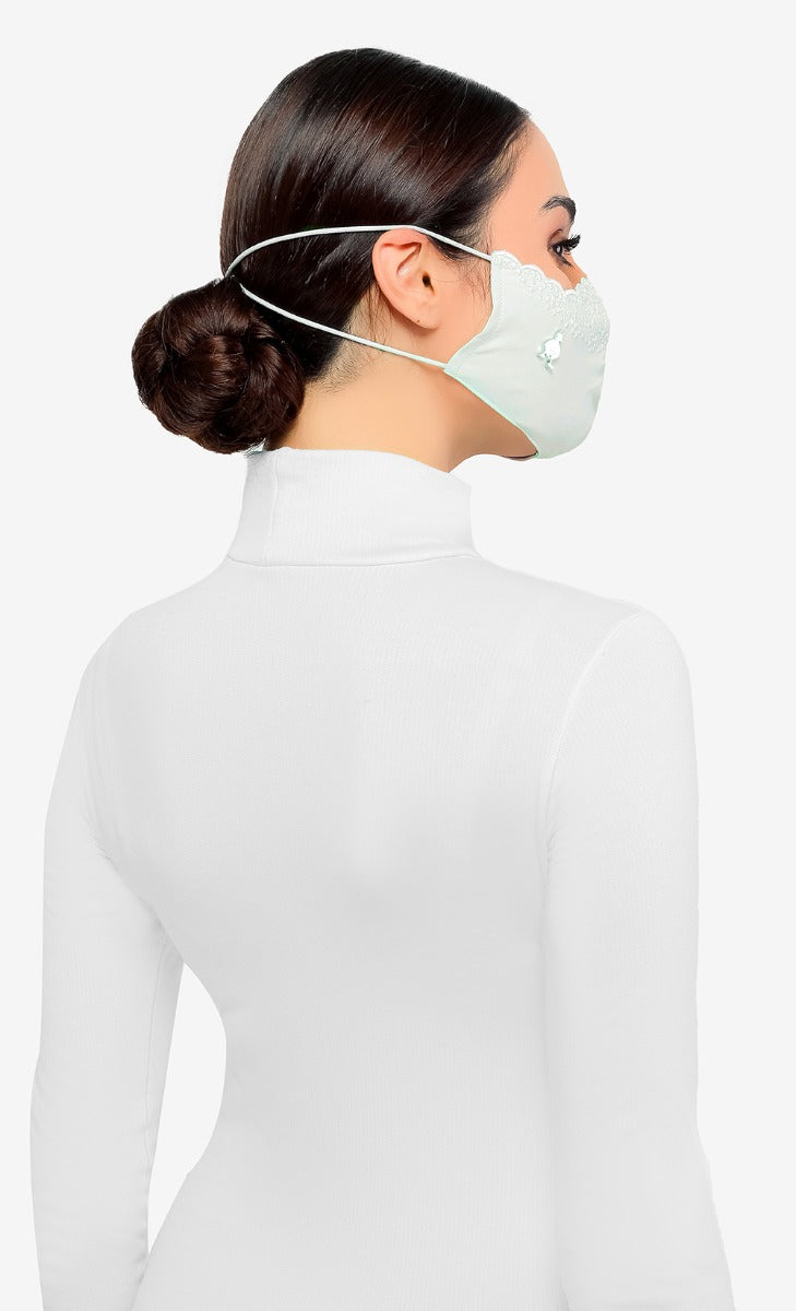 Frappe Dandelion Face Mask (Head-loop) in Fresh Honeydew