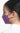 Mask Do It! dUCkling Ergonomic  Face Mask (Ear-loop) in Purple Silhouette