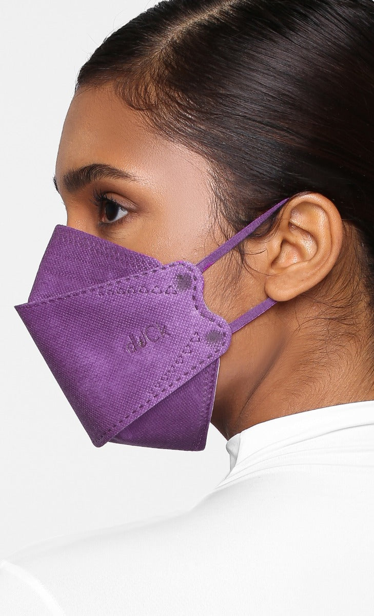 Mask Do It! Ergonomic Face Mask (Ear-loop) in Purple