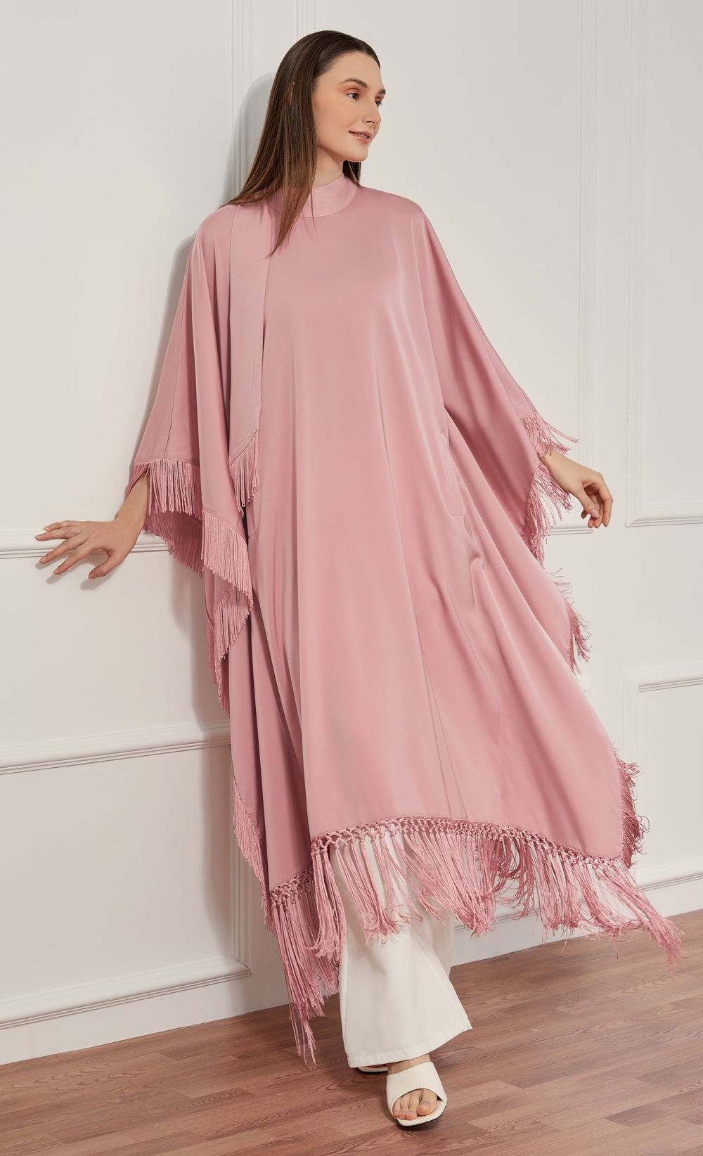 Fringe Tunic in Pink