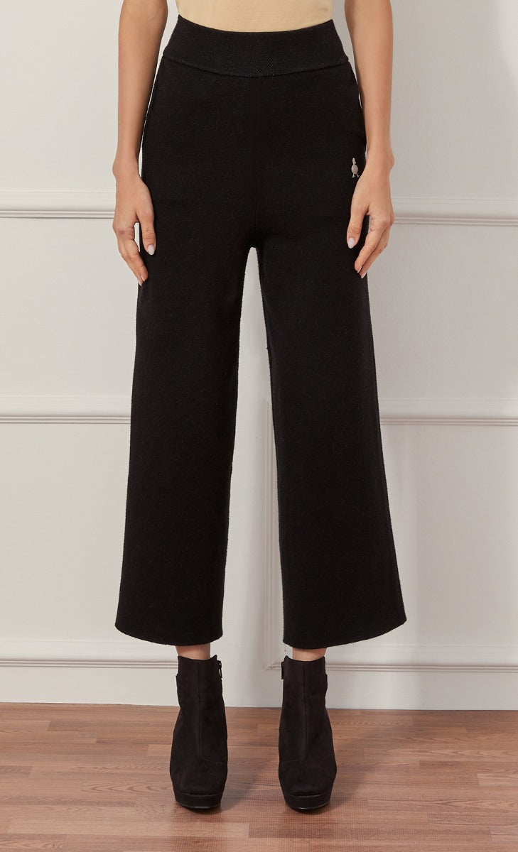 Knitted Pants in Black