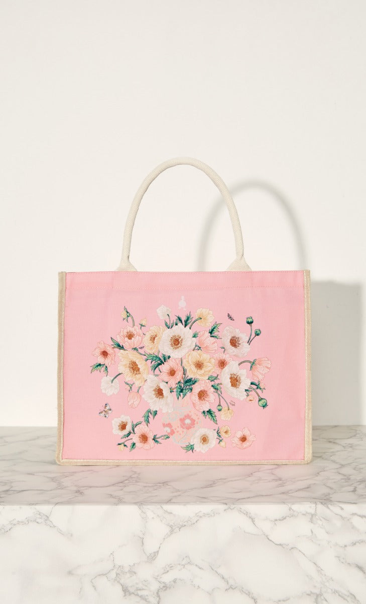 The Blooming dUCk - Anemone Mini Shopping Bag in Promise