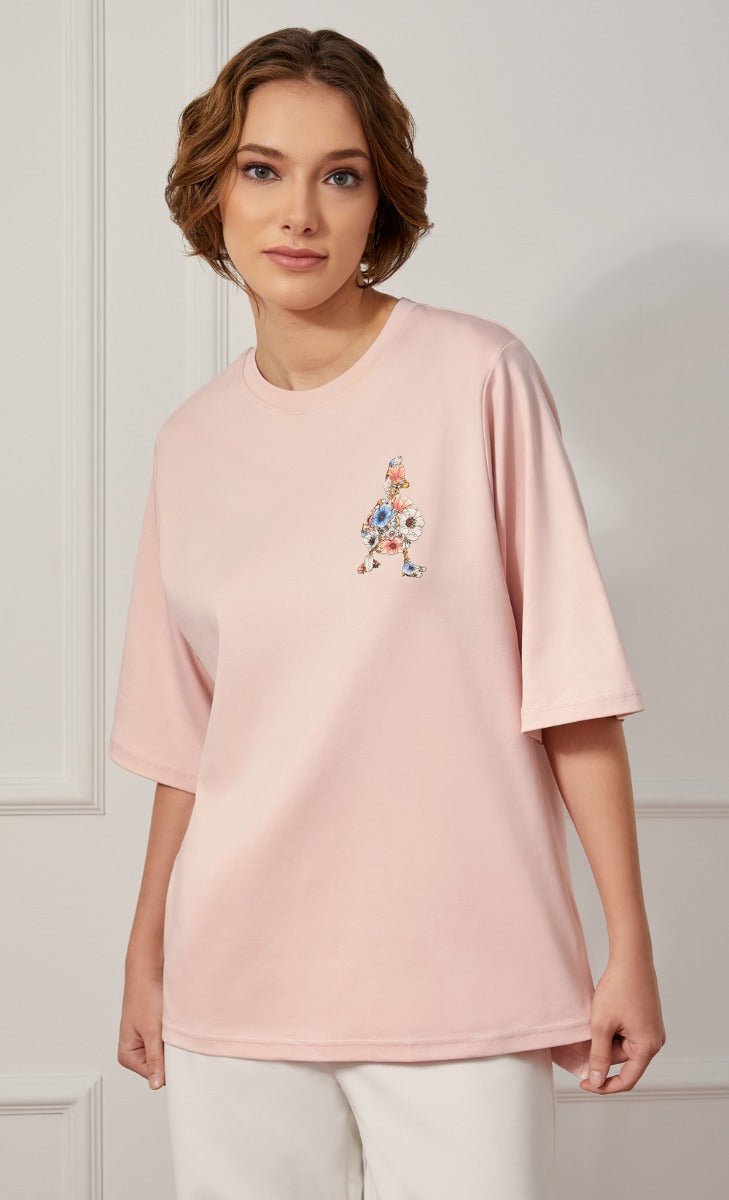 The Blooming dUCk Anemone T-Shirt in Pink