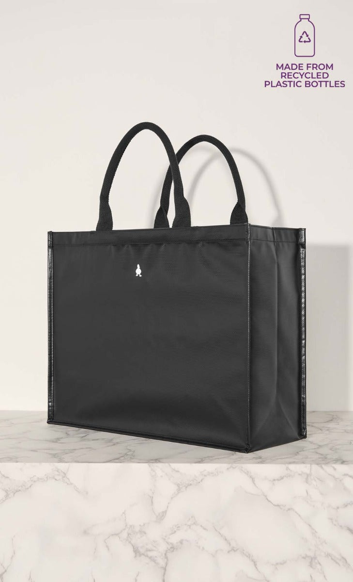 dUCk Tarp Shopping Bag in Classic Black