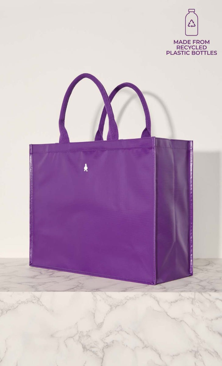 dUCk Tarp Shopping Bag in Classic Purple